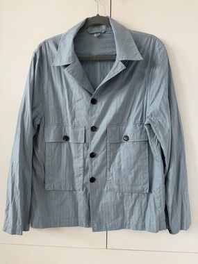 Paul Smith cotton-silk houndstooth shirt jacket